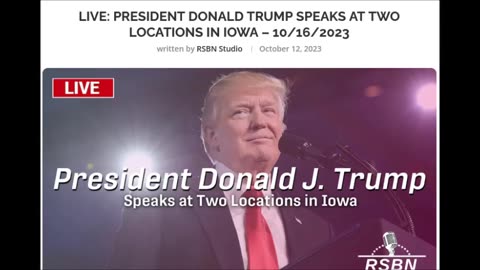 LIVE: President Donald Trump Speaks at Two Locations in Iowa