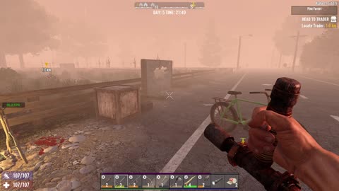 7 Days to Die - Cheesy Bites 5 - Had to Knock Out the Bike