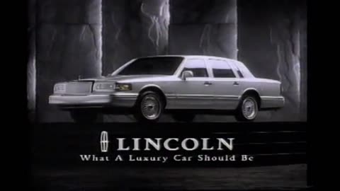 95 Lincoln Town Car Commercial (1995)