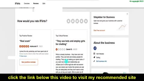 IFlirts.com Review - Our Video Review Of IFlirts Explains Why It's A Scam.