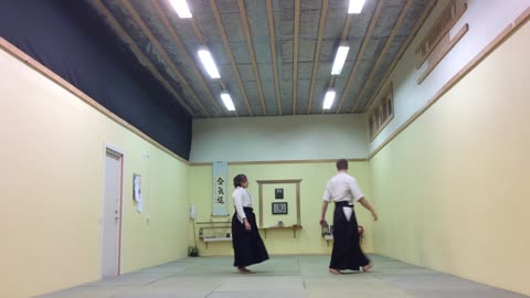 Katatetori Gyaku Hanmi Kokyu Nage omote