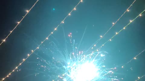 Fireworks at Bambhore Fort Sindh