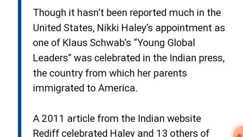 Nikki Haley WEF Young Global Leader