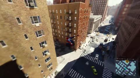 Marvel's Spider-Man 2 Peter and Miles Web Swinging