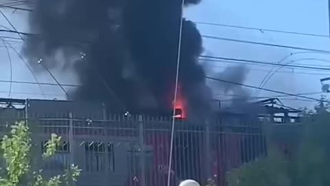 🔥 A train is on fire in Moscow region