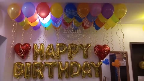 Simple Birthday Room Decoration Ideas For Wife's Birthday At Home In Lockdown