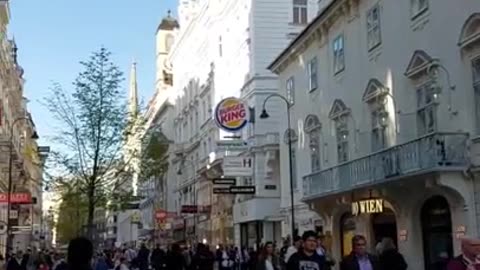 Beautiful Famous Street of Vienna, Austria #travel #italy #viral #top #tourism #austria ##vienna