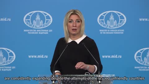 2022-11-09 Briefing by Foreign Ministry Spokeswoman Maria Zakharova,