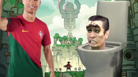 Ronaldo vs Random skibidi toilets