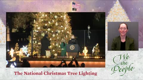 The First Family and the Second Family Attend the National Christmas Tree Lighting