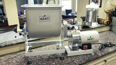 Unboxing Meat! 50 Pound Meat Mixer with The Real Meat Stick 4K