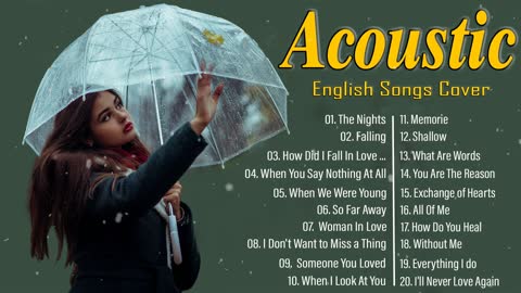 Best English Acoustic Love Songs 2021 - Most Popular Ballad Guitar Love Songs Cover 2021