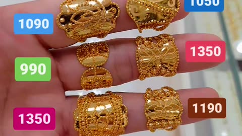 Beautiful Unique Gold Rings 💍