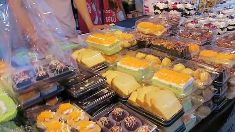 Thailand Street Food: Milk Cakes, a Thai Dessert
