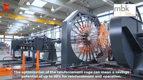 Amazing Tools & Machine In Fabrication Rebar Industry. Cage Welding Machine, Rebar Tying System