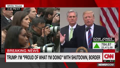 CNN reporter presses Trump: You promised Mexico would pay for wall