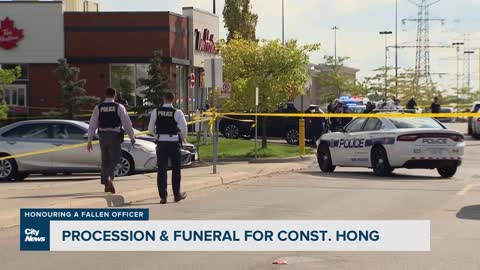 Family and friends honour Const. Andrew Hong