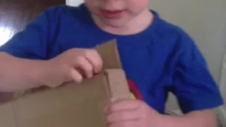 Opening a package