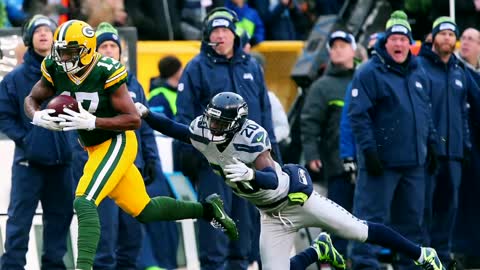 Packers WR Davante Adams demonstrates his release off the line NFL Countdown ESPN