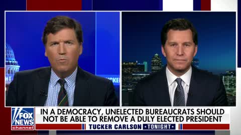 Tucker Carlson and Will Cain suggest Biden has become too old and senile for the deep state.