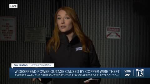 Copper theft leaves thousands in Sandy without power