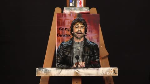 Greg Giraldo oil painting