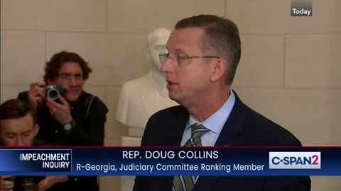 Rep. Doug Collins Post-Hearing Reaction // Impeachment Inquiry Evidence Hearing