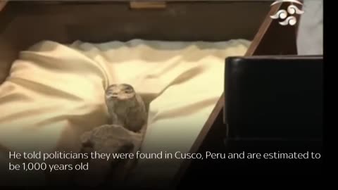 Mexico shows off 1,000-year-old 'alien corpses'