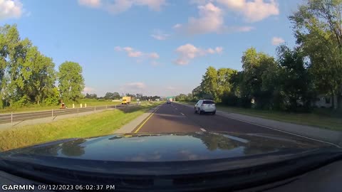 Sudden Stop On Illinois Interstate