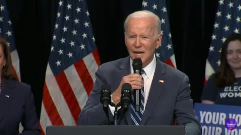 Biden: "It was the first national election since January 6, and there were a lot of concerns..."