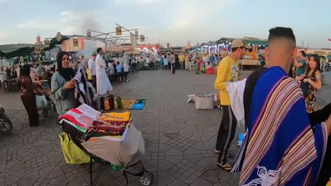 Morocco _ best part of jemaa el-fnaa square