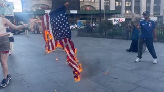 Why is it considered a hate crime to burn the LGBT flag in NYC