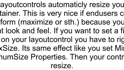 Control size change itself when i build CNET WinForm DevExpress