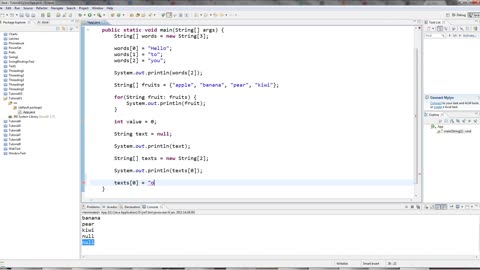 Learn Java Tutorial for Beginners, Part 11: Arrays of Strings
