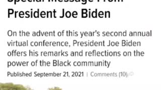 Joe Biden message to blacks