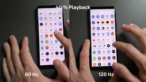 Xperia 5 II - 60 vs 120 hz Display