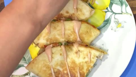 How To Make Crispy Potato Cheese Quesadillas Recipe | Delicious Potatos Cheese Quesadillas