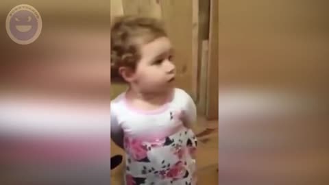 little girl fighting with her mother