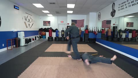 An example of the American Kenpo technique Securing the Storm