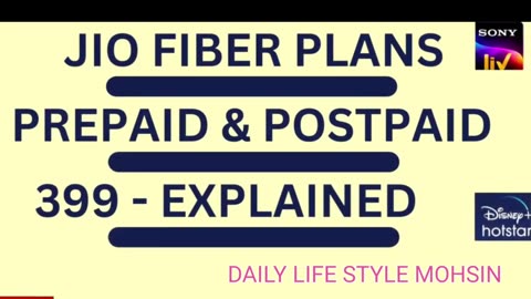 Jio Fiber New Postpaid Plans | Jio Fiber Installation - 4k Set Top Box | Jio Fiber Plans