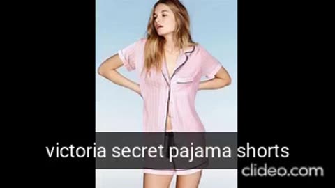 Victoria secret pajama shorts set