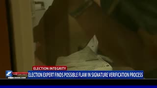 Election expert finds possible flaw in signature verification process