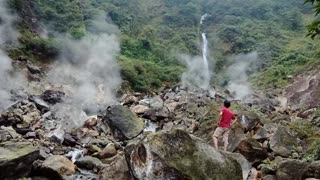 Curug Cikawah waterfall Bogor, Nature Tourism with Challenging Tracks