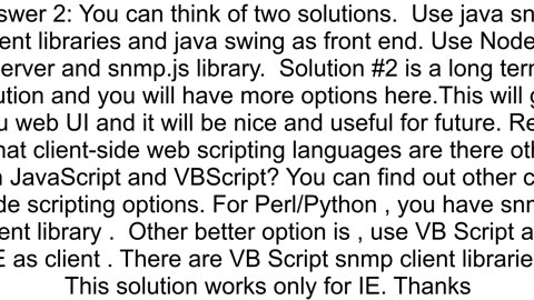 How do I access printer SNMP data through JavaScript