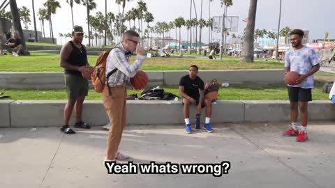 Nerd Exposes Hostile Hoopers at Venice Beach
