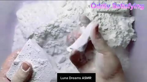 Satisfying white gymchalk crushing |new gym chalk asmr today