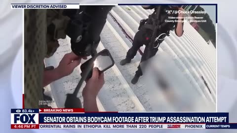 Trump rally shooter bodycam released after assassination attempt