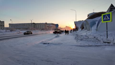 A small panorama of the northern part of Vorkuta
