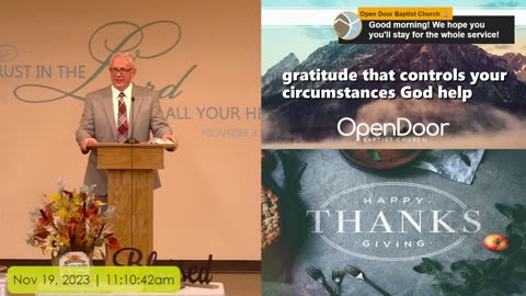 Thanksgiving Sermon: WHY Does Thanksgiving Matter?