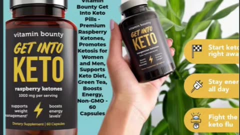 Today Deal $20.99 Vitamin Bounty Get Into Keto Pills - Premium Raspberry Ketones,